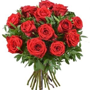 Fleurs D'amour – 25 Roses Rouges Et Une Rose Blanche – Fleuriste à  Casablanca